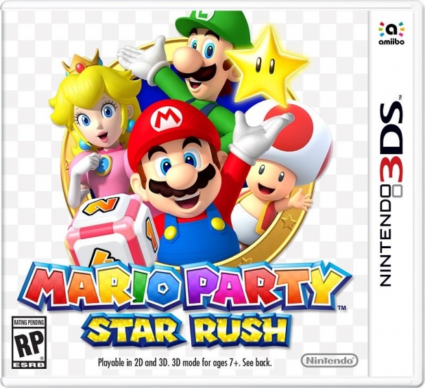 Обложката на Mario Party: Star Rush взета от консервена кутия
