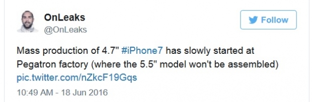 iPhone 7 вече навлиза в серийно производство