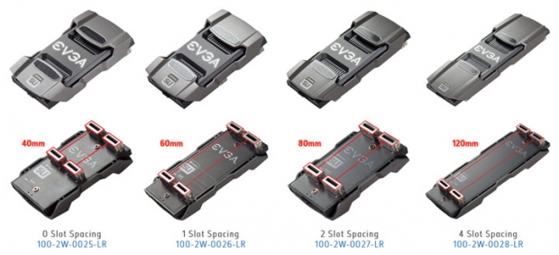 EVGA предлага свои SLI бриджове при цена 