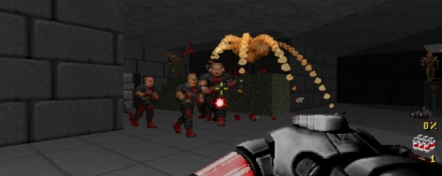 Duke Nukem в Doom II: убивайте враговете в Doom с усмивката и шегичките на Дюк