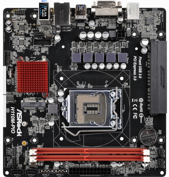 ASRock представи дънните платки B150M-PIO и H110M-PIO