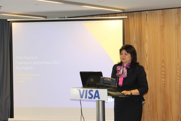 Българите похарчиха при търговци над 1,7 млрд. евро с карти Visa през 2015 г.