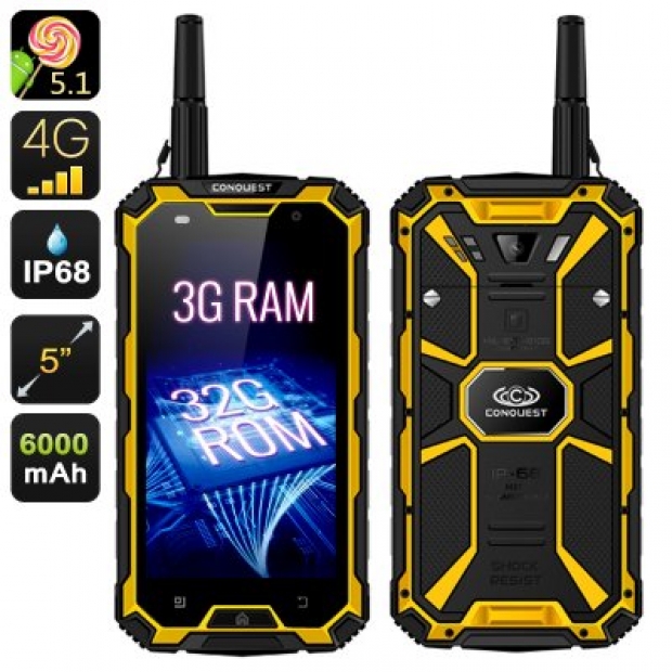 Анонс на добре защитения от външно влияние смартфон Conquest S8 Pro, оборудван с радиостанция