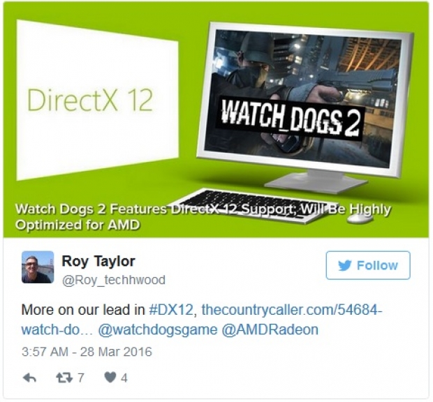 Watch Dogs 2 ще бъде оптимизирана за карти на AMD