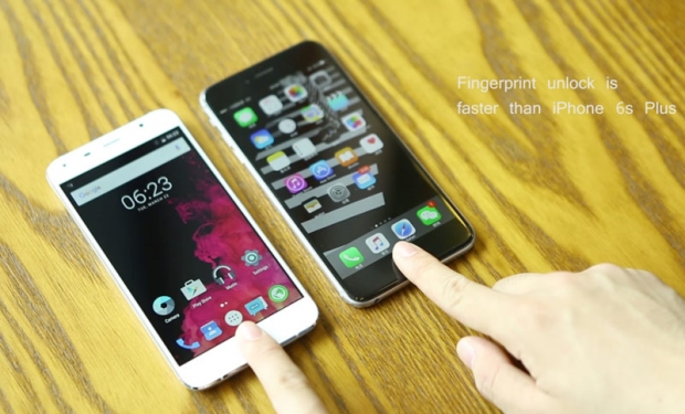 Смартфонът UMi Touch има по-бърз скенер за пръстови отпечатъци от iPhone 6s