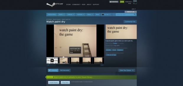 16-годишен хакер проби защитата на Steam и качи в него своята игра Watch Paint Dry