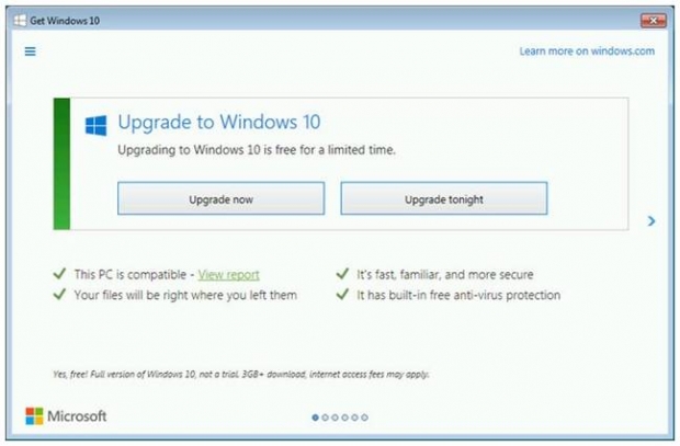 Досадните подкани за ъпдейт към Windows 10 спират от 29 юли