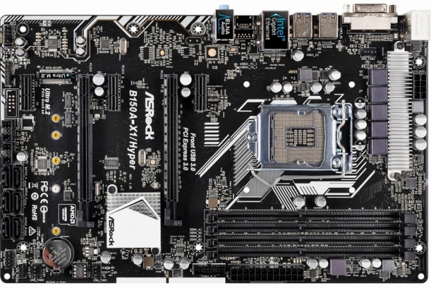 ASRock пуска платката B150A-X1/Hyper с поддръжка на технологията Hyper BCLK Engine