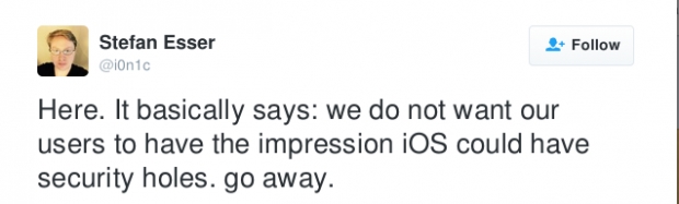 Apple изтегли приложение за сигурност от AppStore