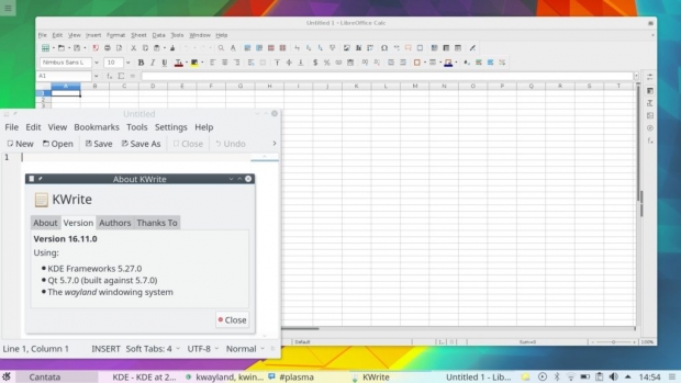 KDE празнува 20-годишния си юбилей с излизането на графичната среда KDE Plasma 5.8 LTS