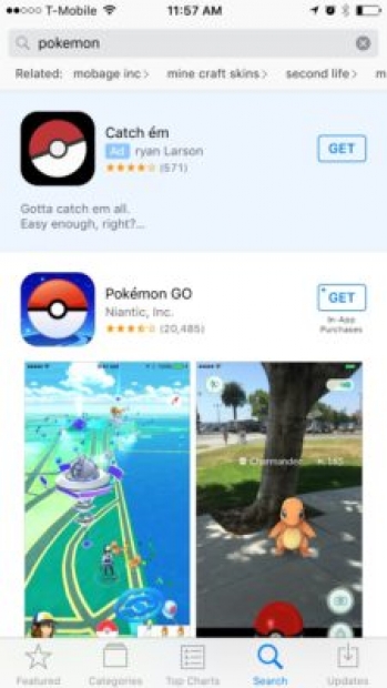 Apple пусна първите реклами в App Store