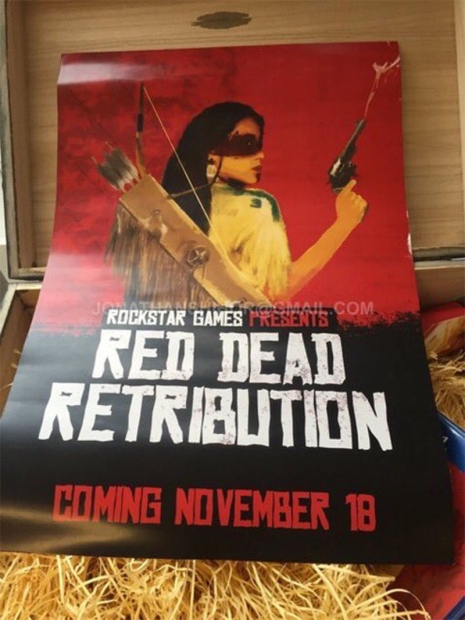 Разбира се, този изтекъл плакат на Red Dead Retribution трябваше да се окаже фалшив