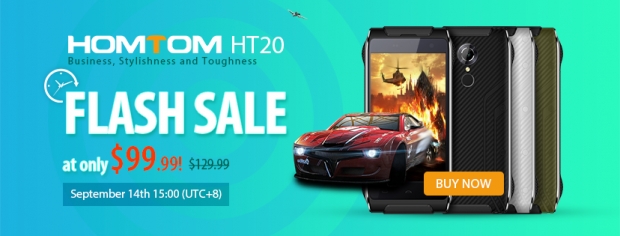 HomTom HT20: водонепроницаем смартфон с временна цена ,99