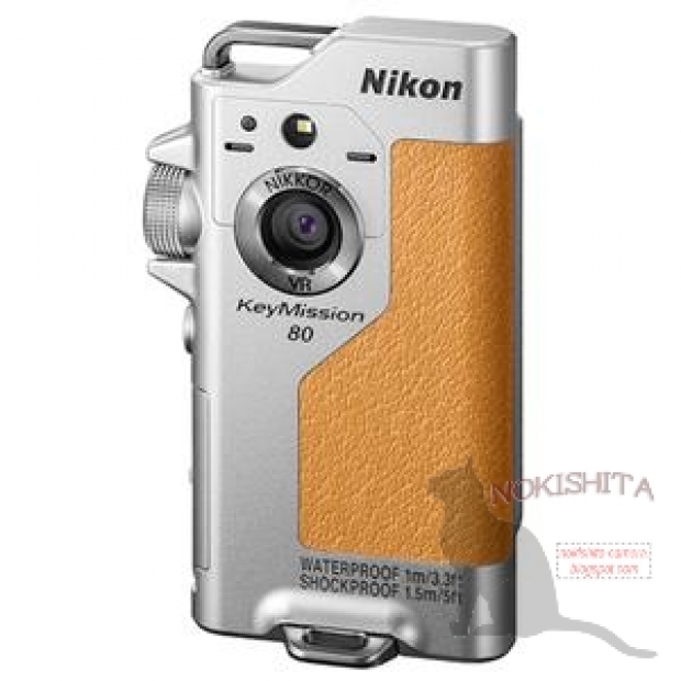 В корпуса на екшън-камерата Nikon KeyMission 80 са поставени два оптични модула