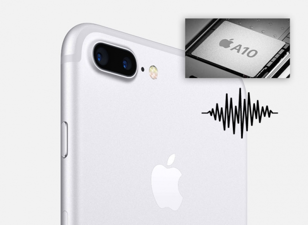 Процесорът на iPhone 7 шуми при натоварване