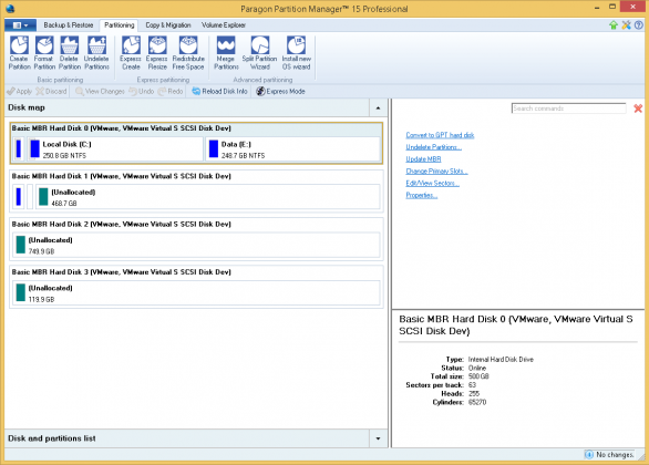 Paragon Partition Manager 15