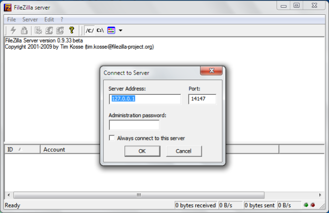 FileZilla Server 1.12.6