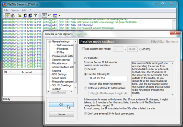 FileZilla Server 1.12.6