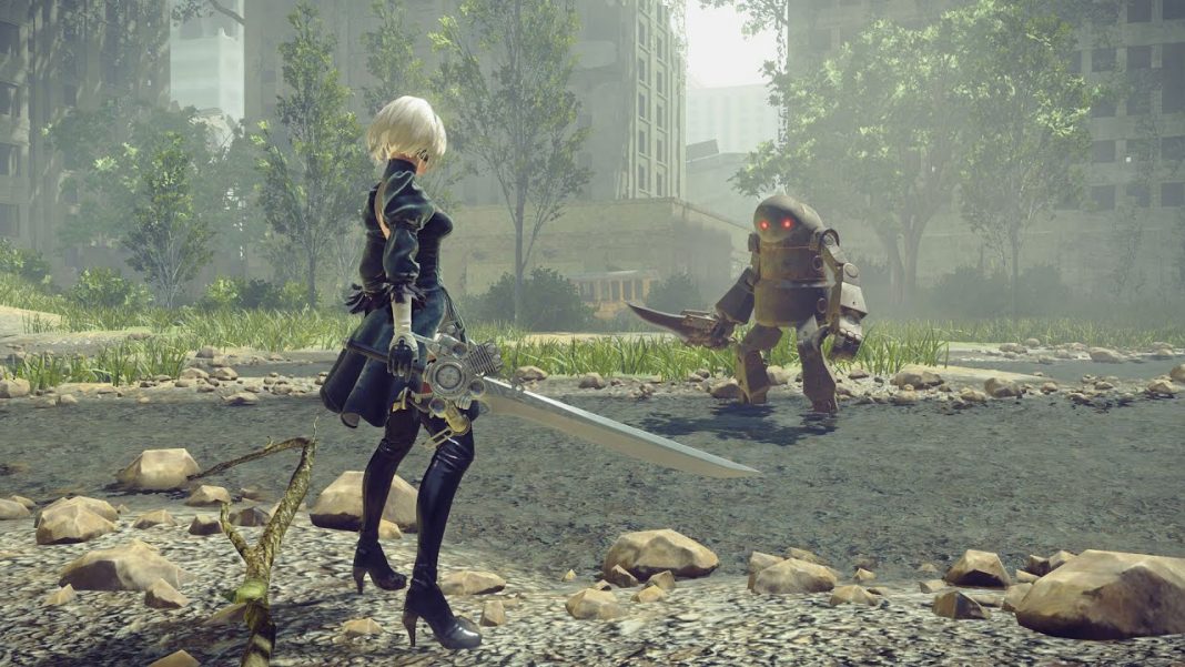nier_ffxv_sword Nier: Automata ще съдържа мотиви от Final Fantasy XV