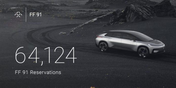 ff91 За 36 часа Faraday Future получи над 64 000 поръчки за закупуване на електромобила FF91