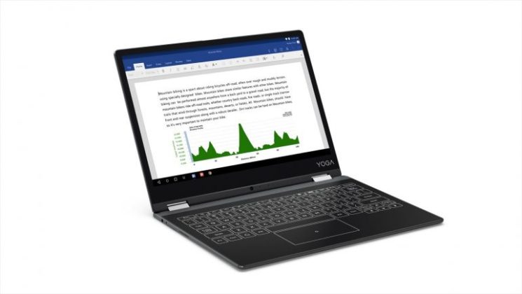 Lenovo анонсира хибридния таблет Yoga A12 със сензорна клавиатура и ОС Android