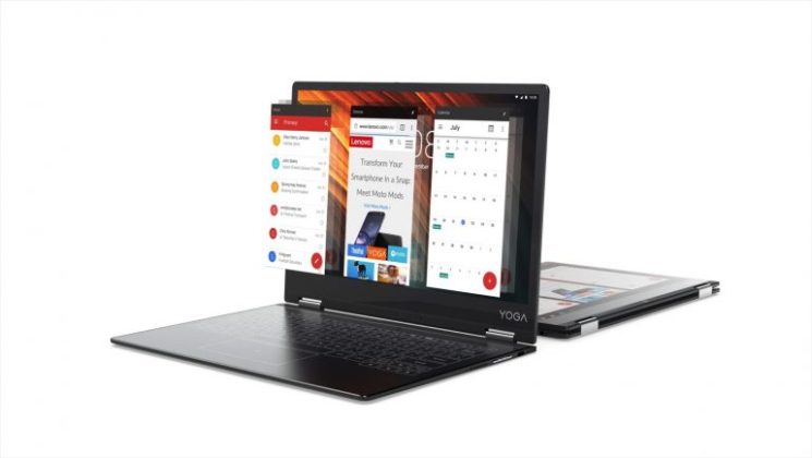 Lenovo анонсира хибридния таблет Yoga A12 със сензорна клавиатура и ОС Android