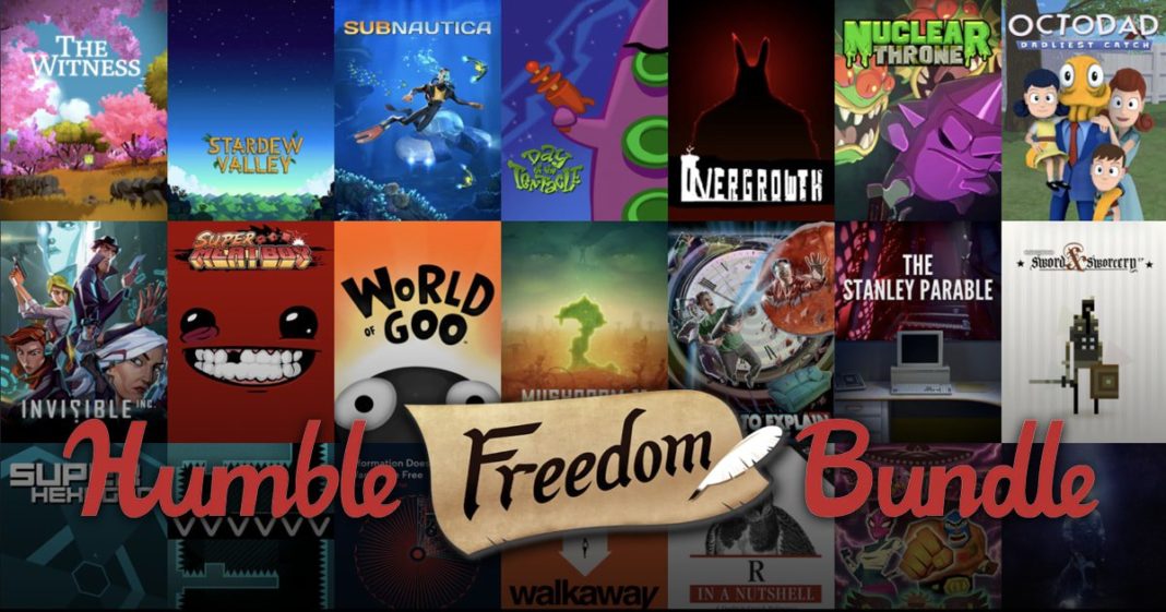 Humble-Freedom-Bundle- Пакет с книги и игри срещу Доналд Тръмп е разпродаден за 3 милиона долара