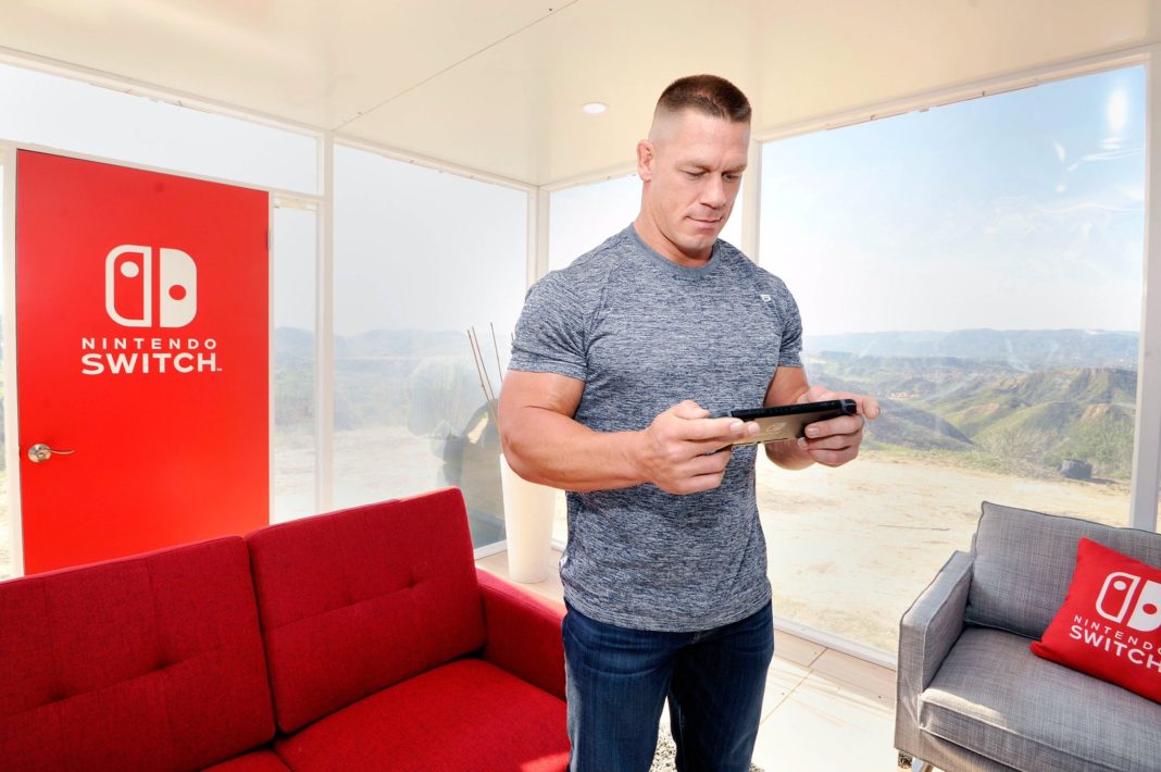 John Джон Сина обикна Nintendo Switch