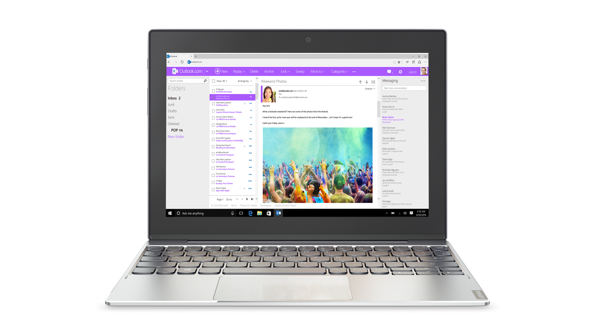 MWC 2017: анонс на евтиния хибриден таблет Lenovo Miix 320 с Windows 10