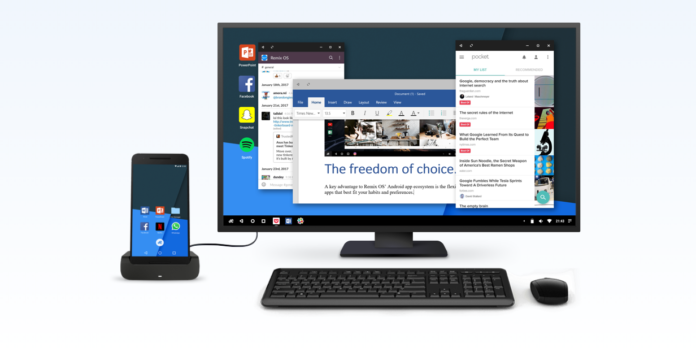 Remix Jide представи свой Continuum с име Remix Singularity