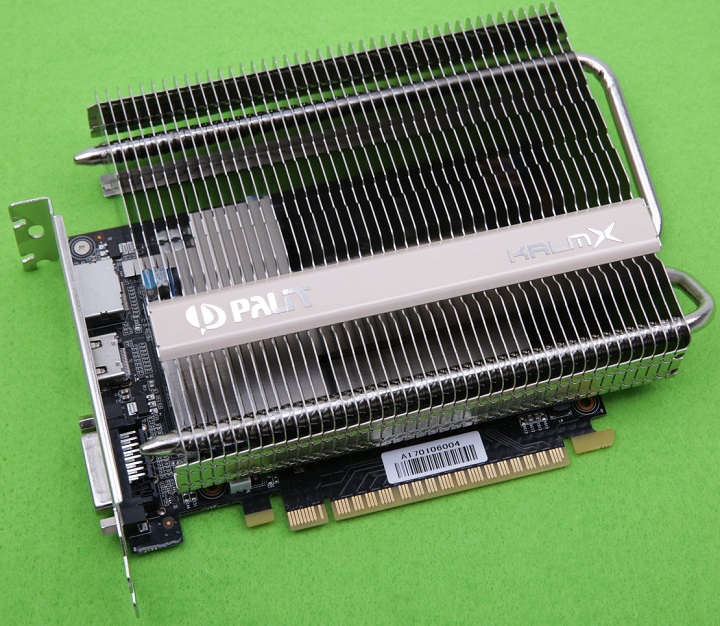 Palit започна продажбите на видеокартата GeForce GTX 1050 Ti KalmX с пасивно охлаждане
