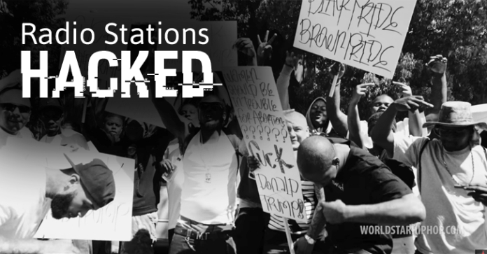 radio-station-trump-hack Няколко американски радиостанции бяха хакнати чрез уязвимост в предавателите
