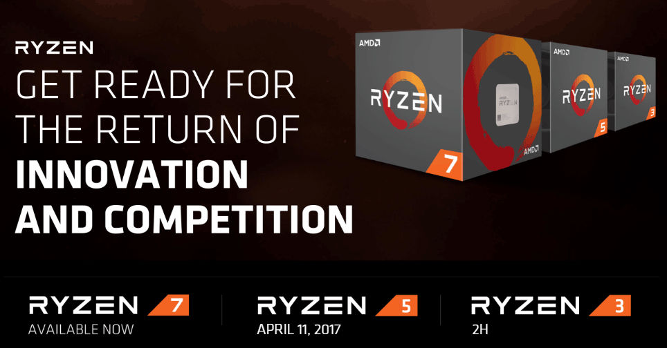 Продажбите на AMD Ryzen 5 процесорите започват на 11 април