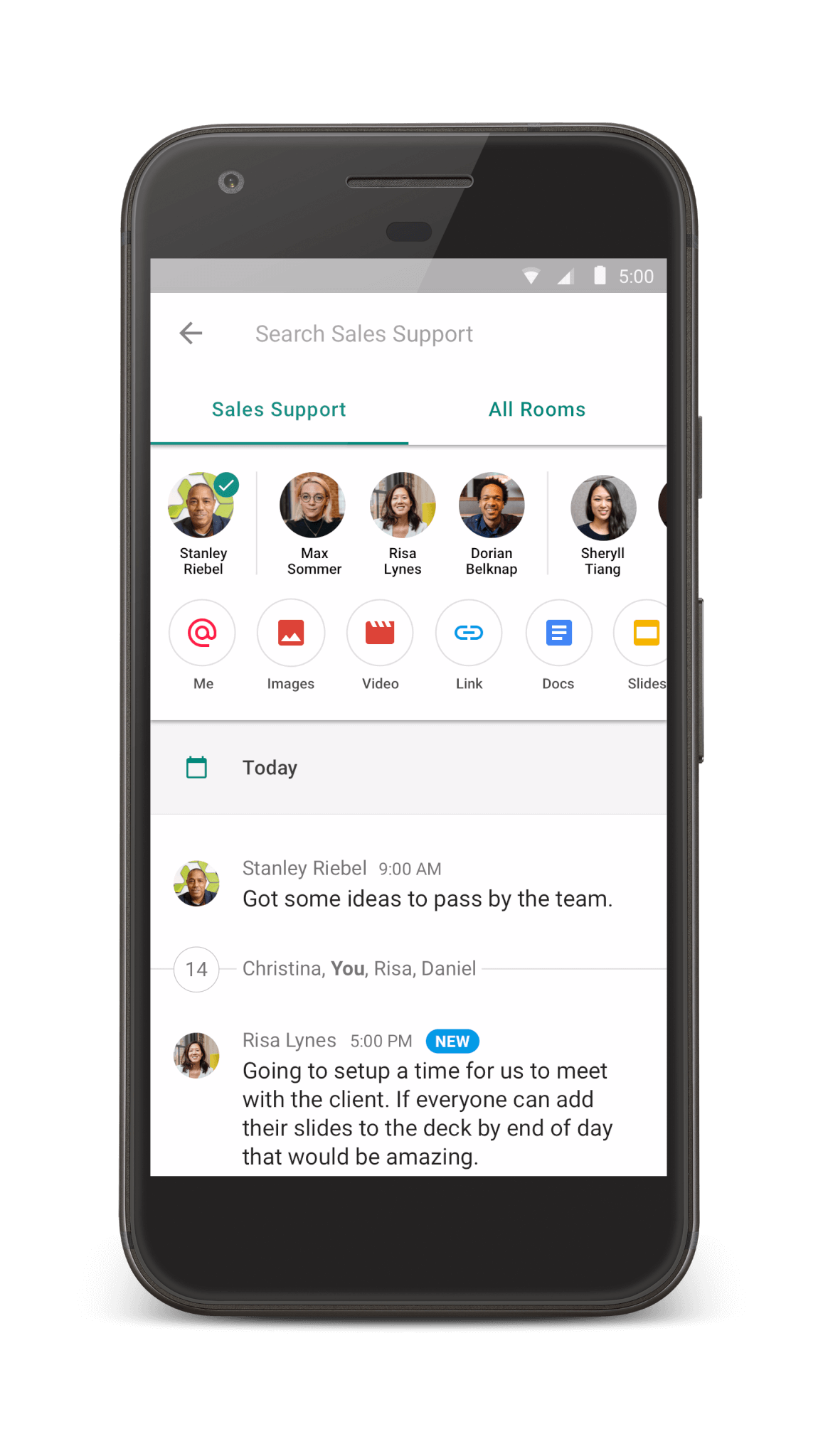 Google представи Hangouts Chat – конкурентът на Slack