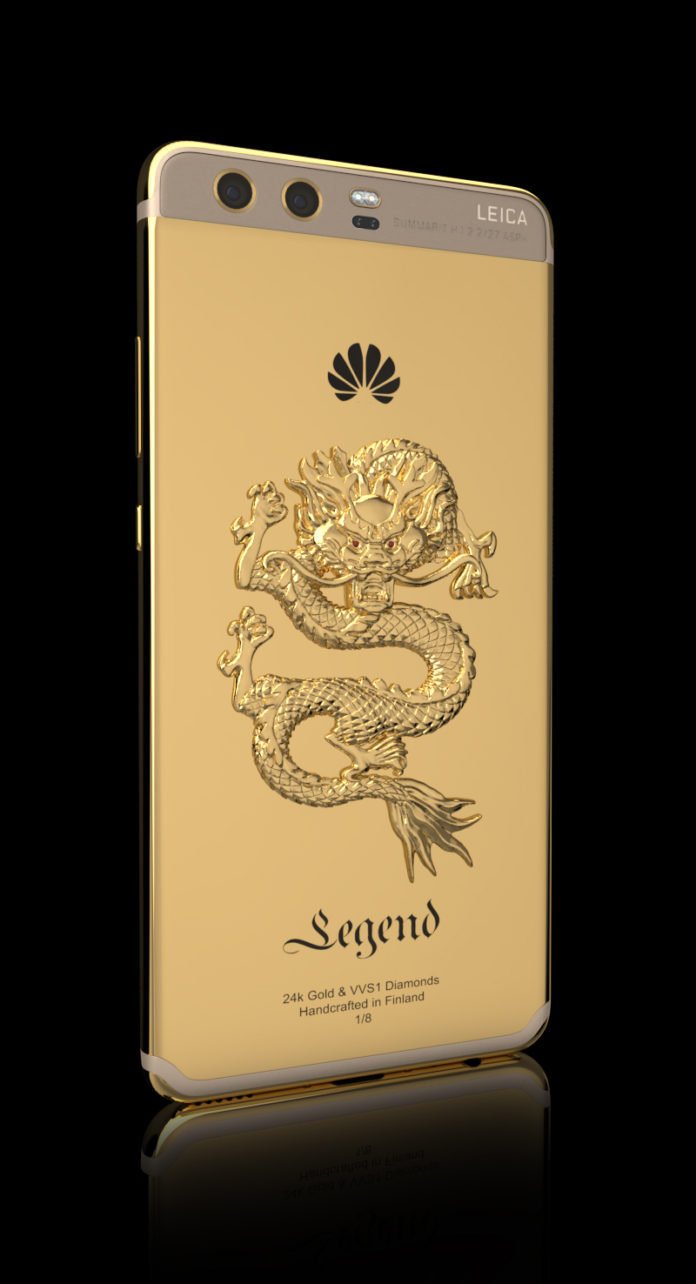 Legend-Huawei-P10 Компанията Legend представи златна премиум-версията на флагмана Huawei P10
