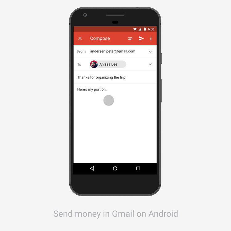 Чрез Gmail вече могат да се изпращат и получават парични преводи