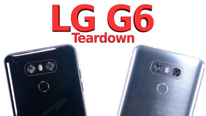 Анализ на компонентите на смартфона LG G6