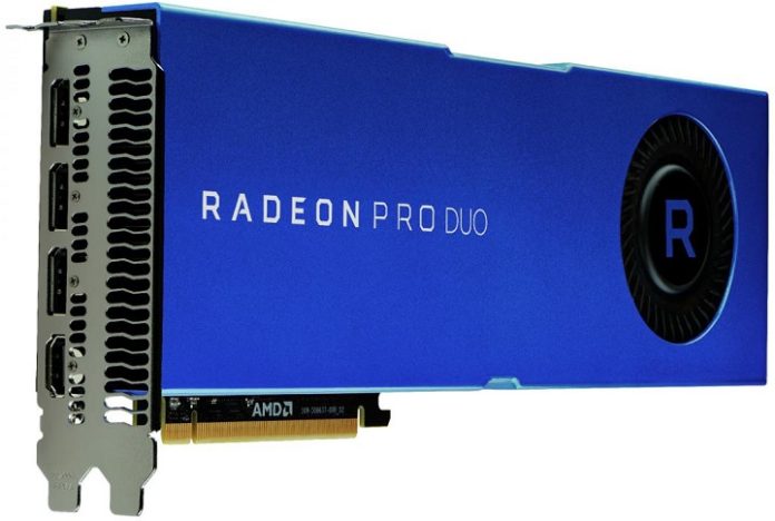 AMD представи обновена версия на ускорителя Radeon Pro Duo