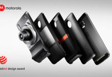 Семейството смартфони Moto Z бе удостоено с престижната награда Red Dot 2017 за най-добър дизайн