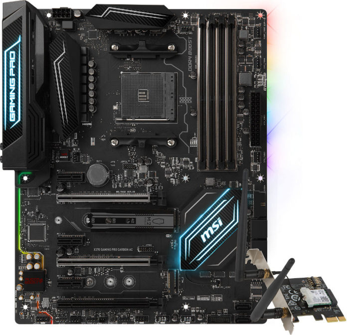 1 MSI е готова да даде начало на доставките на дънната платка X370 Gaming Pro Carbon AC