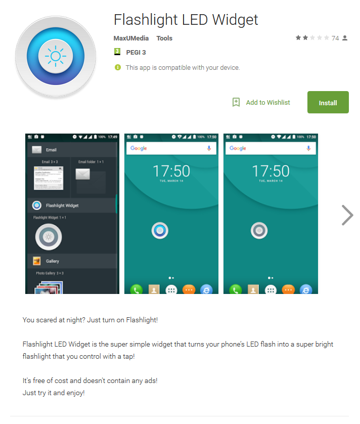 Изтеглиха от Google Play приложение за фенерче, крадящо данни