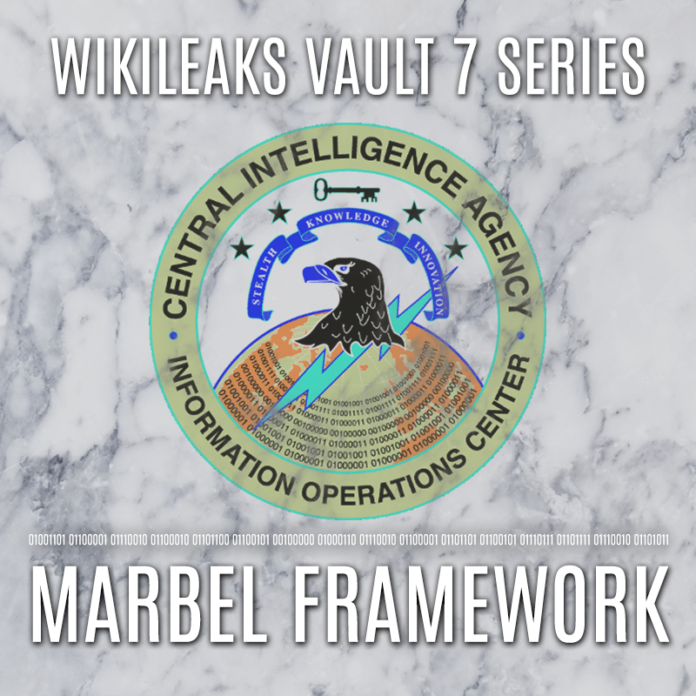 Marble Framework WikiLeaks публикува Marble – софтуерът на ЦРУ за скриване на истинския източник на атаки