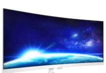 Philips представи нов 34-инчов извит дисплей
