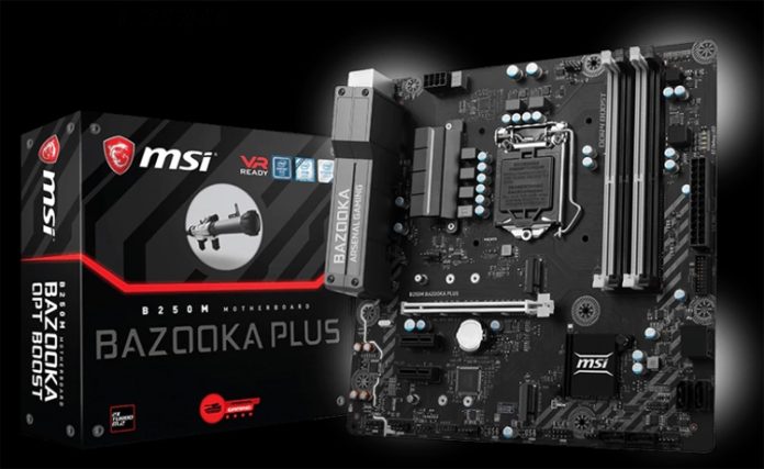 Платката MSI B250M Bazooka Plus поддържа технологията Mystic Light Sync