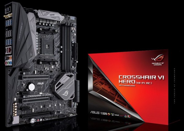 ASUStek анонсира дънната платка CROSSHAIR VI HERO ROG Wi-Fi AC за чиповете AMD Ryzen