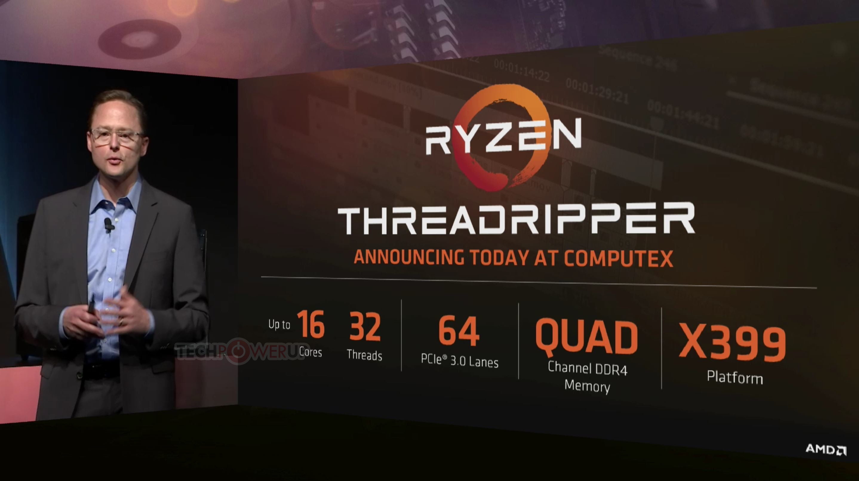 Computex 2017: ето как изглежда мощният процесор AMD Ryzen Threadripper