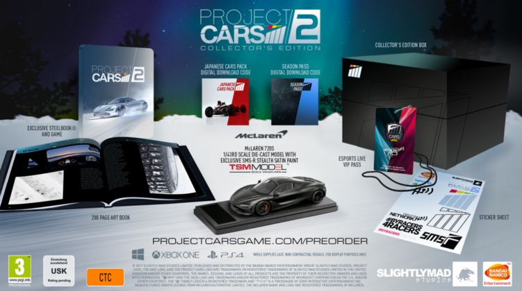 Анонс на специалните издания на Project CARS 2