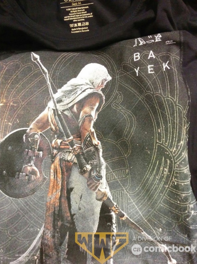 assassins-creed-origins-shirt-front Първо изображение на главния герой на следващата Assassin’s Creed
