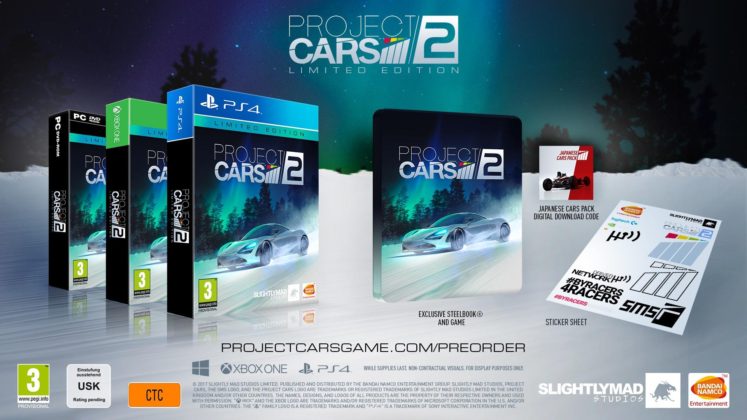 Анонс на специалните издания на Project CARS 2