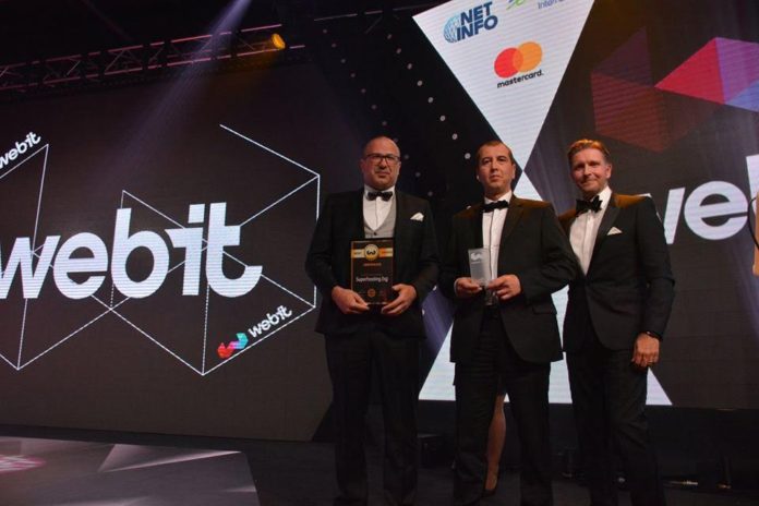 superhosting webit СуперХостинг.БГ е отличен като най-добър cloud хостинг доставчик на Webit Awards